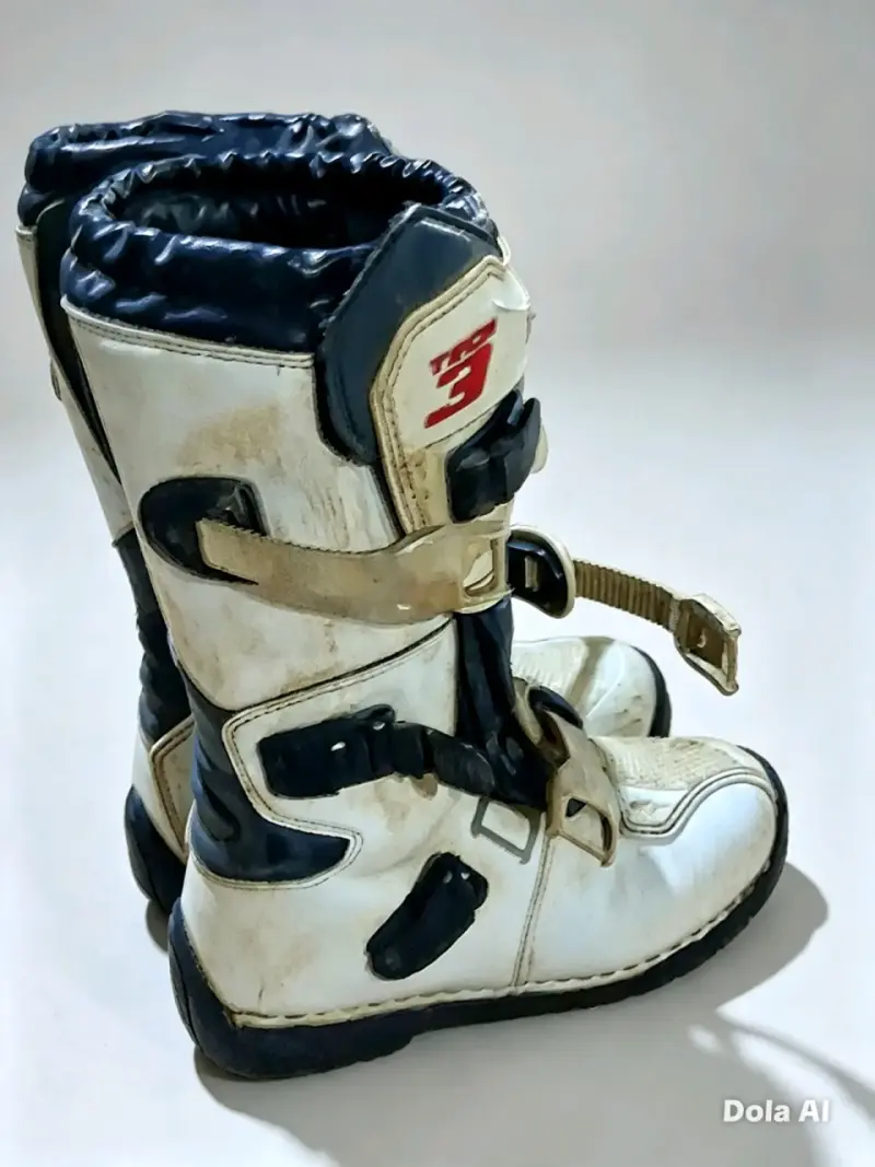 Conjunto de motocross Alpinestars azul y blanco - 5
