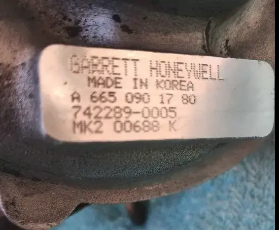 Turbo ssanyong Rexton 2.7 Garrett Honeywell - 2
