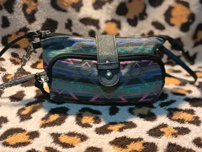 bandolera/banano estampado étnico multicolor - miniatura 1