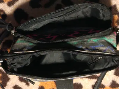 bandolera/banano estampado étnico multicolor - miniatura 3