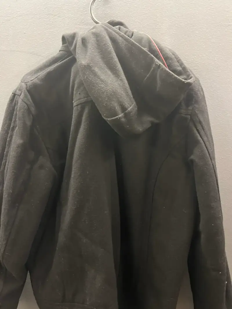 Chaqueta negra con capucha Potros talla M - 2