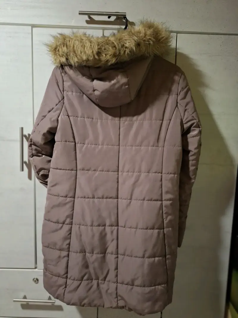 Parca de mujer con capucha, forrado, talla S - 2
