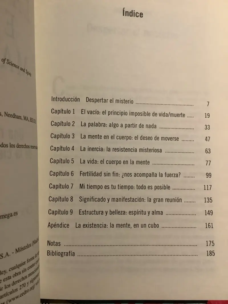 Libro 'La Mente en la Materia' de Fred Alan Wolf - 3