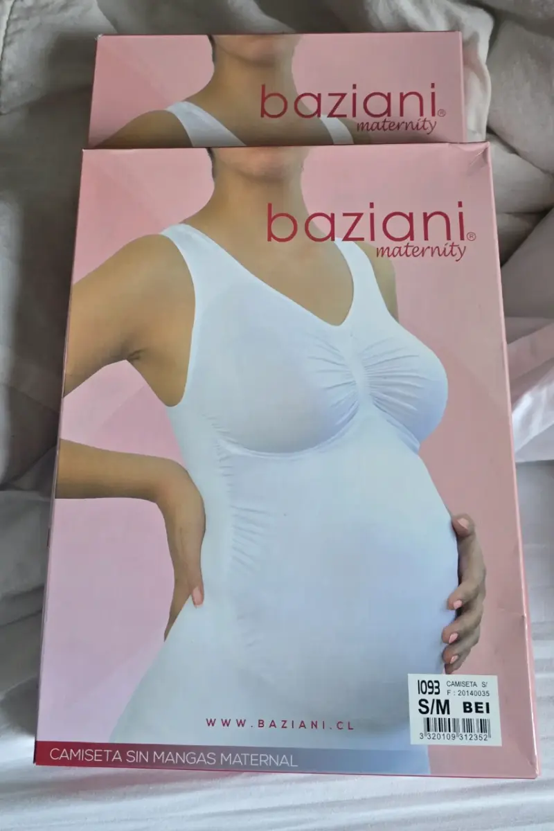 Camiseta Maternal Sin Mangas Baziani Talla S/M - 1
