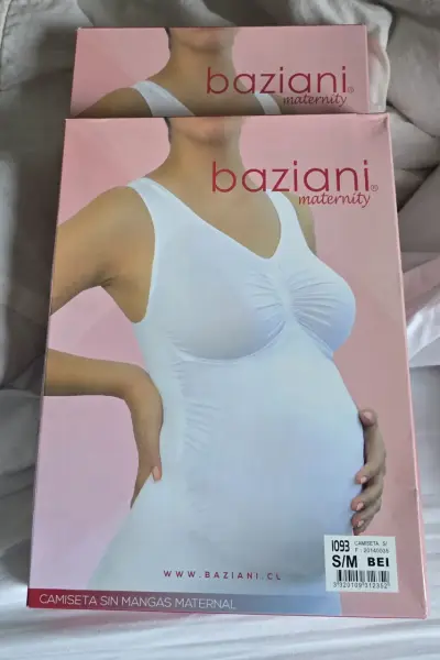 Camiseta Maternal Sin Mangas Baziani Talla S/M - miniatura 1