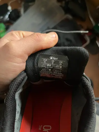 Zapatillas de senderismo Uppi Forcegrip negras - miniatura 3