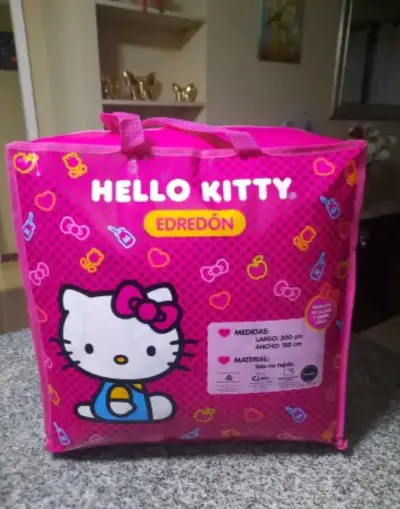 Edredón Hello Kitty rosa leopardo - miniatura 2