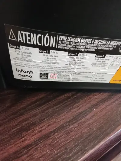 Silla de Auto Infanti Multiaje Isofix Negra - miniatura 3