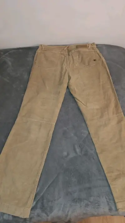 Pantalones cotelé beige hombre Talla 44 - miniatura 2