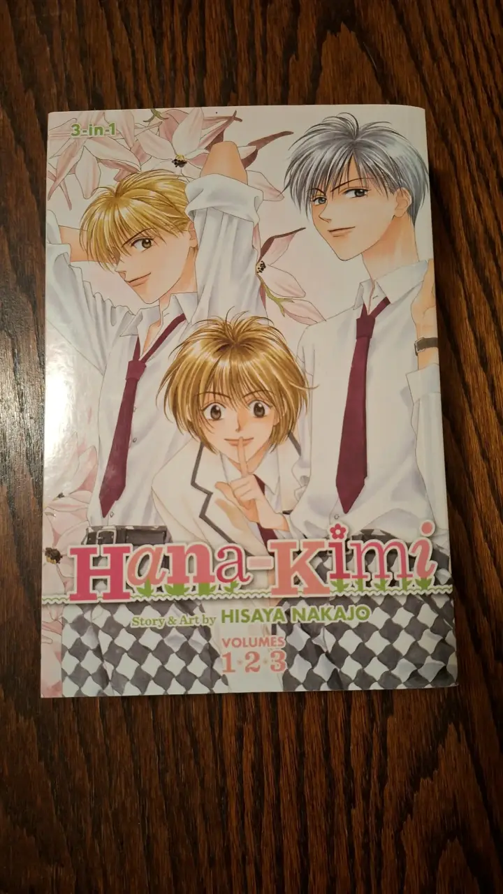 Manga Hana-Kimi Volúmenes 1-3 Edición 3-en-1