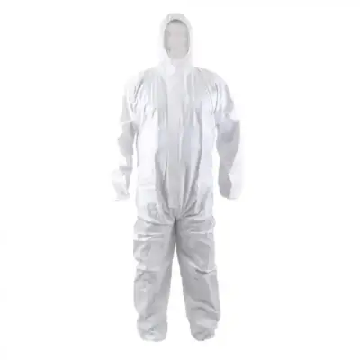 Traje protector desechable blanco XL - miniatura 1