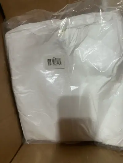 Traje protector desechable blanco XL - miniatura 2