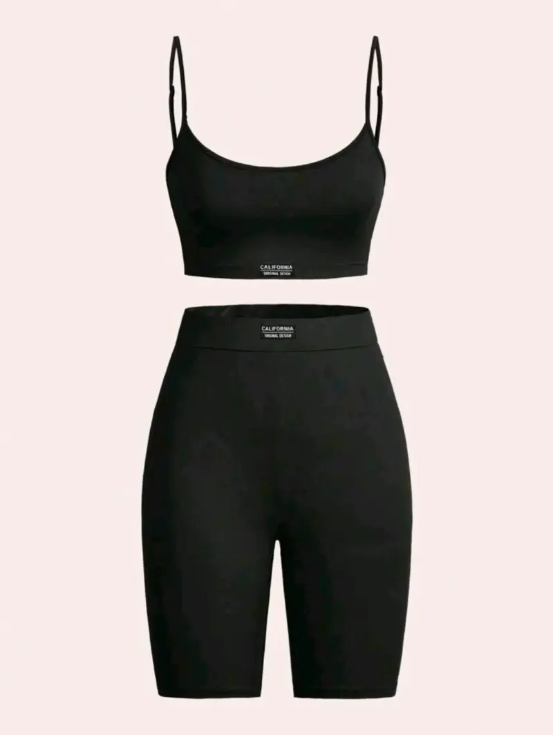 Conjunto deportivo negro California Original - 1