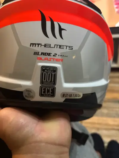 Casco de moto MT Helmets Blade 2 Blaster TALLA M - miniatura 3