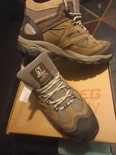Botas de seguridad Norseg marrones con punta de acero - miniatura 2