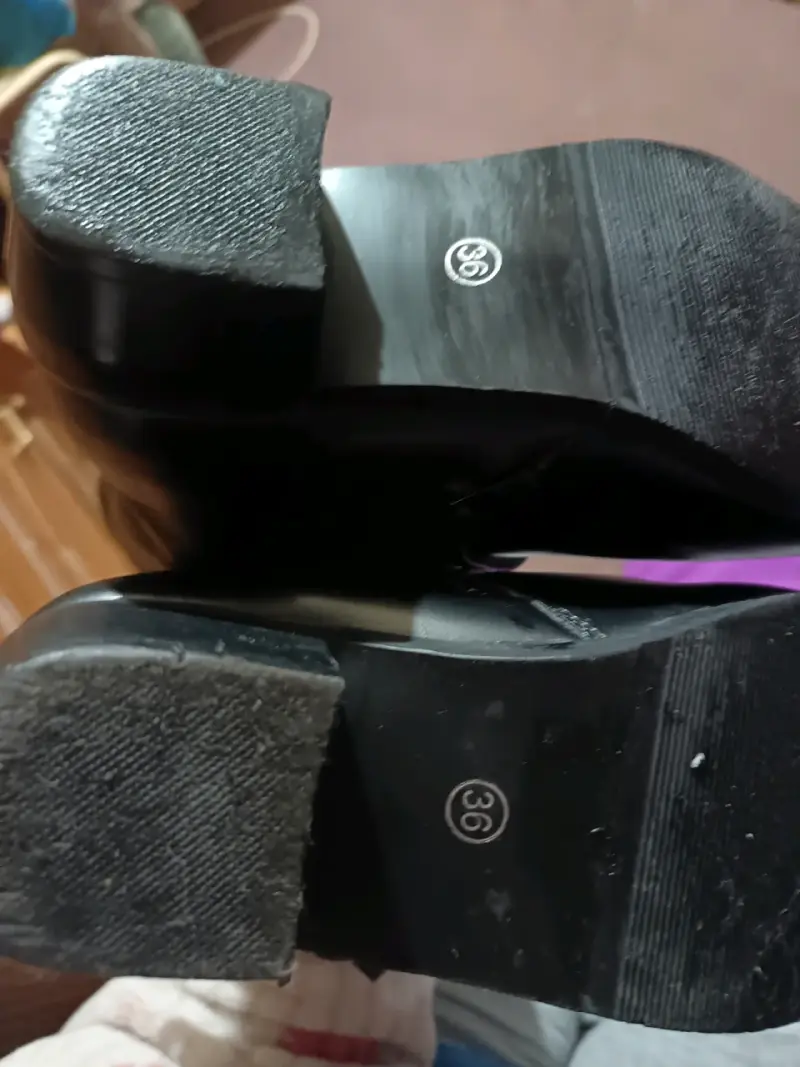 Botines negros con hebillas para niño talla 36 - 3