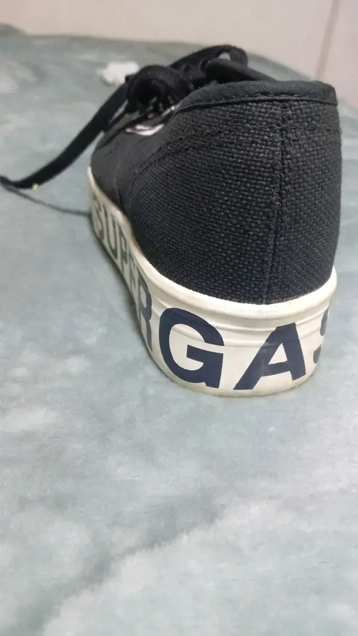 Zapatillas negras Superga con plataforma - 3