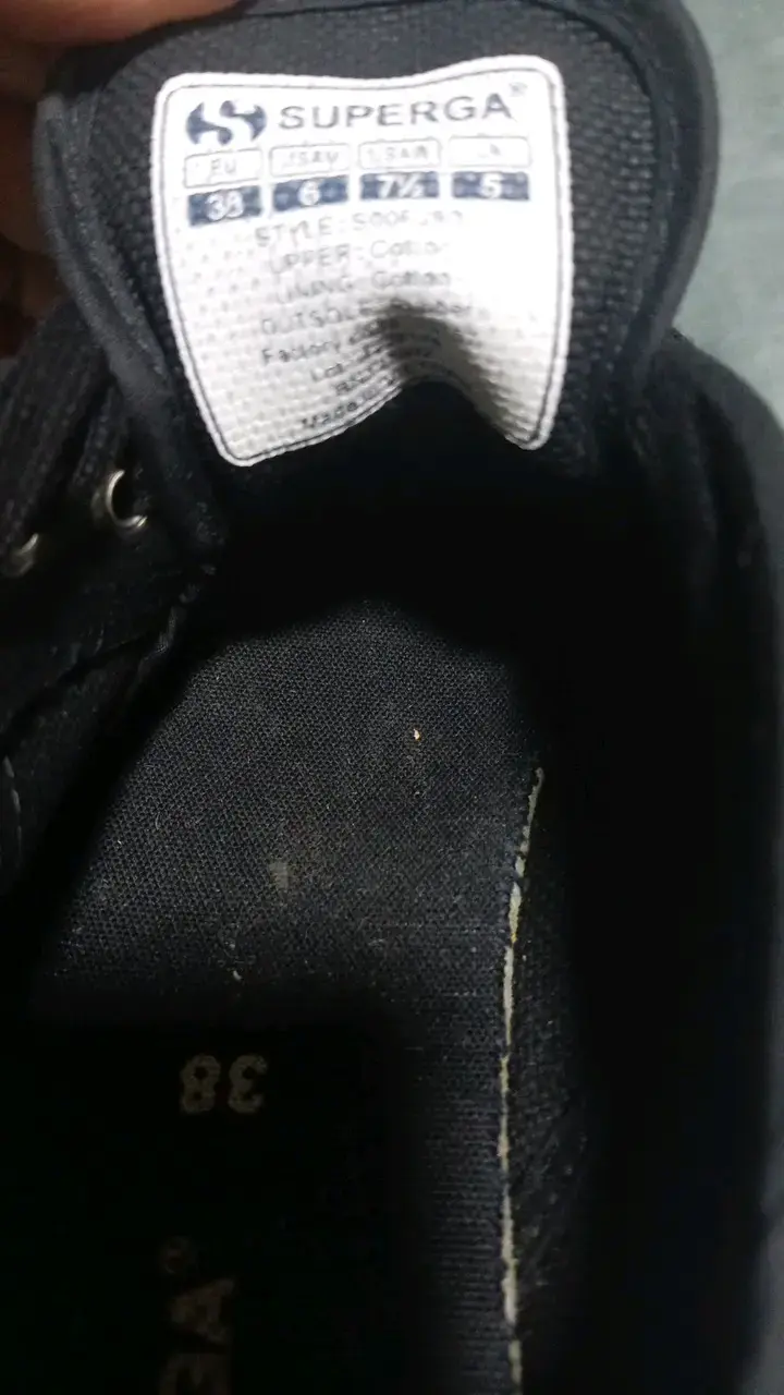 Zapatillas negras Superga con plataforma - 4