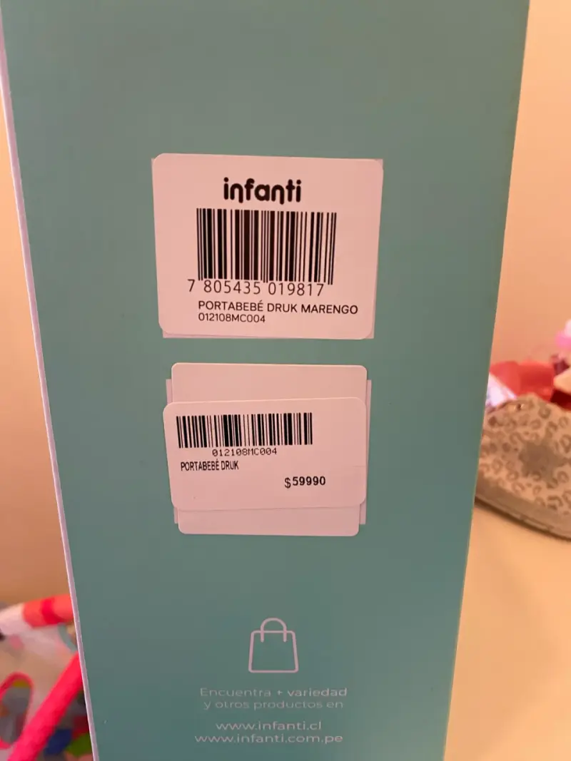 Portabebé Infanti Druk Marengo ajustable - 2