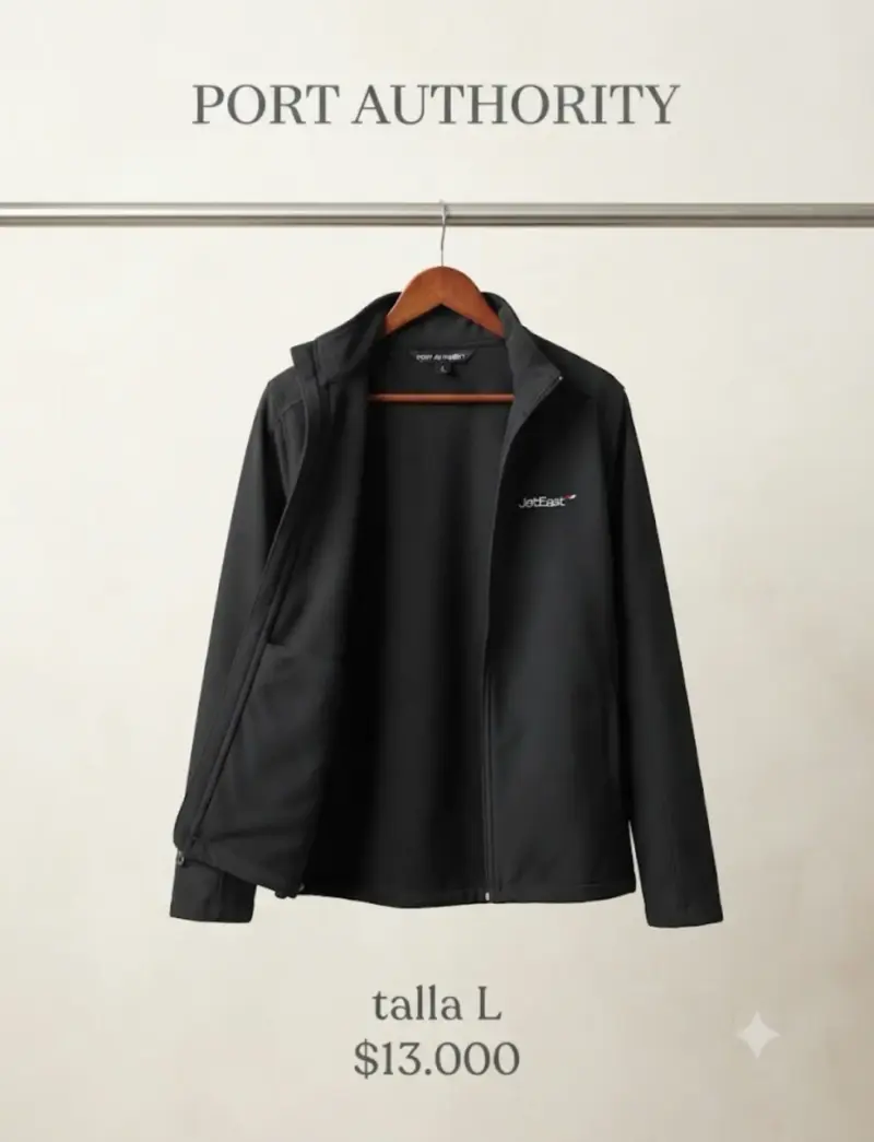 Chaqueta negra Port Authority talla L