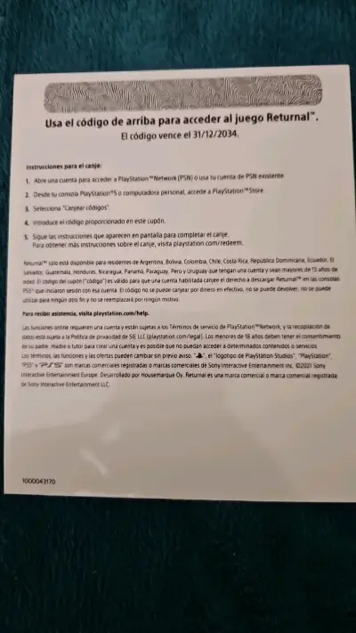Juego PS5 Returnal en buen estado - miniatura 2