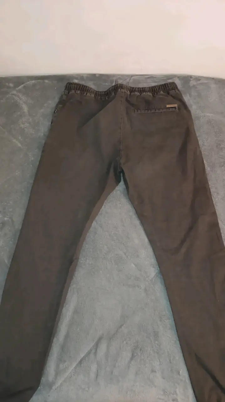 Pantalones jogger negro hombre talla L - 2