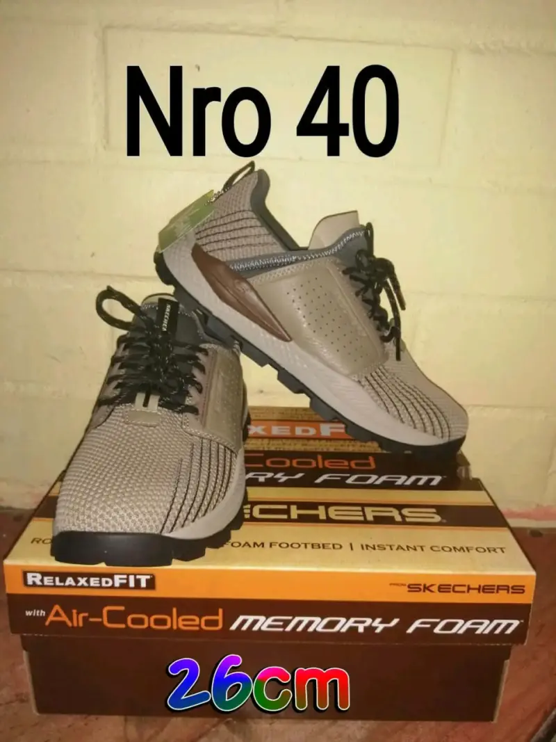 Zapatillas Skechers Relaxed Fit Air-Cooled Memory Foam Talla 40