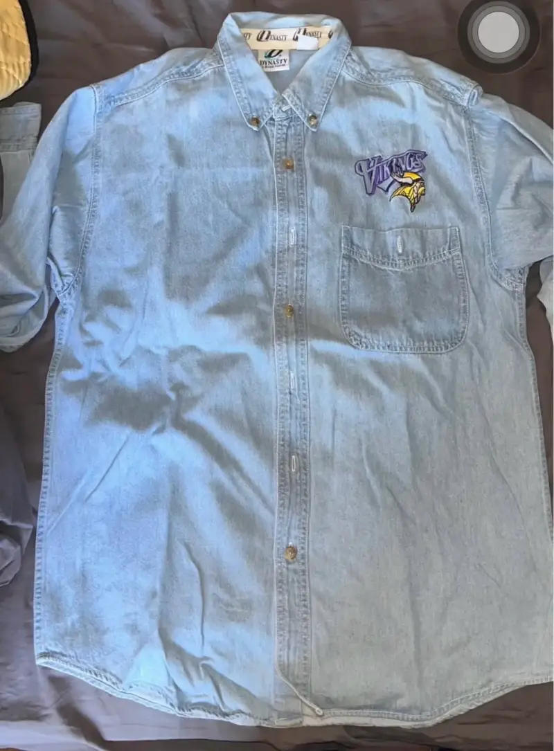Camisa de mezclilla Vikings Dynasty Legends