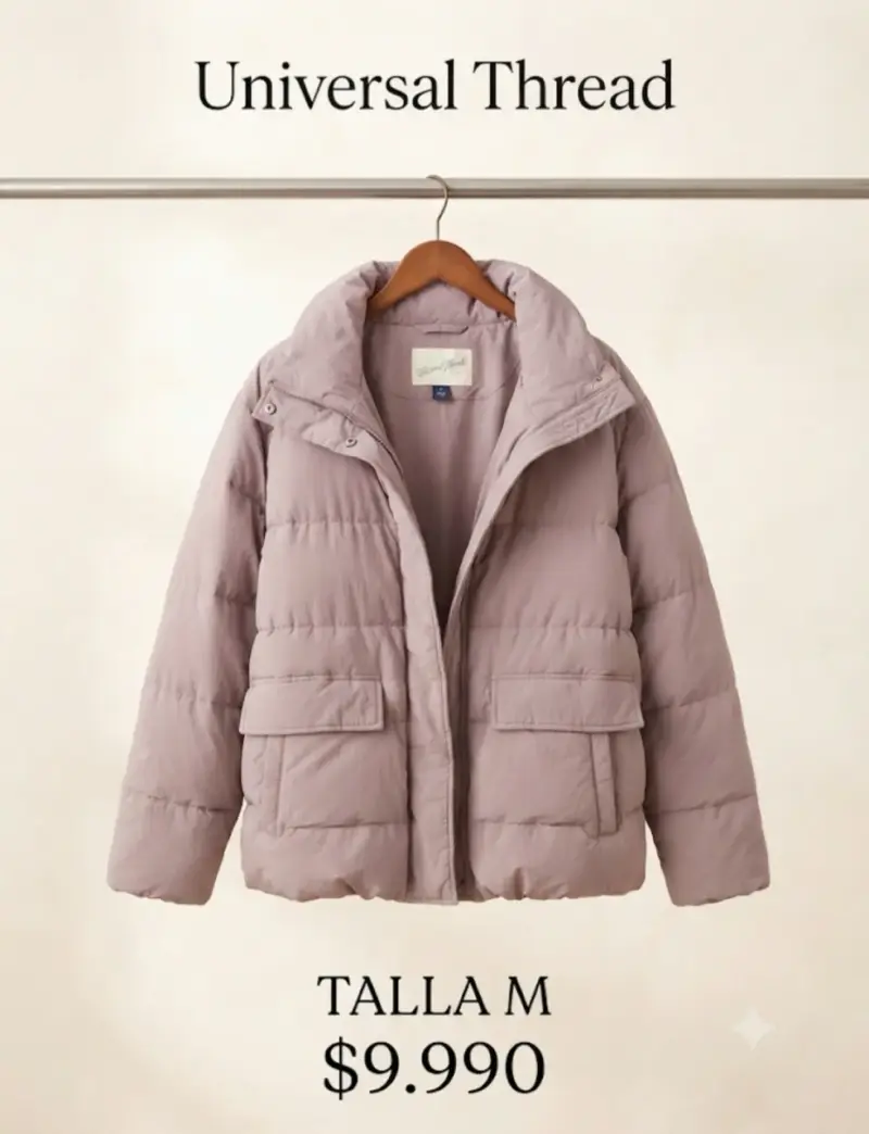 Chaqueta acolchada Universal Thread talla M