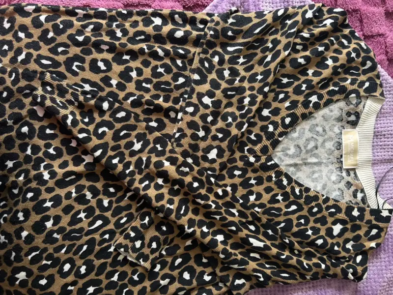 Abrigo de piel sintética gris H&M para mujer - 3