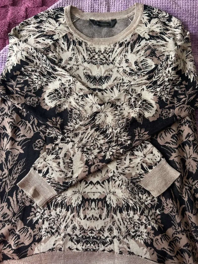 Abrigo de piel sintética gris H&M para mujer - 4