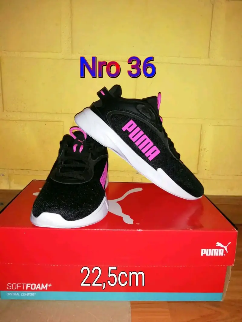 Zapatillas deportivas Puma negras talla 36