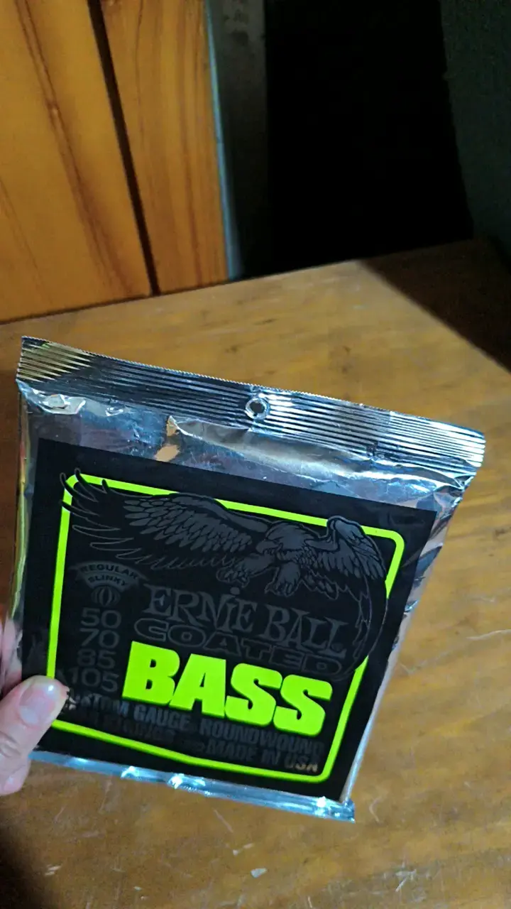 Cuerdas para bajo Ernie Ball Coated Slinky - 4