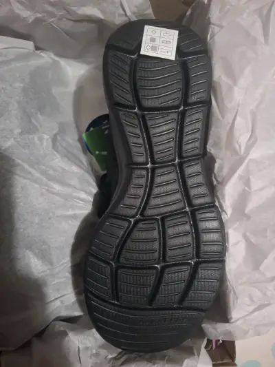 Zapatillas negras Skechers Air con Memory Foam - miniatura 2