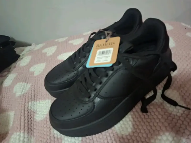Zapatillas negras, casual, Bamers - 1