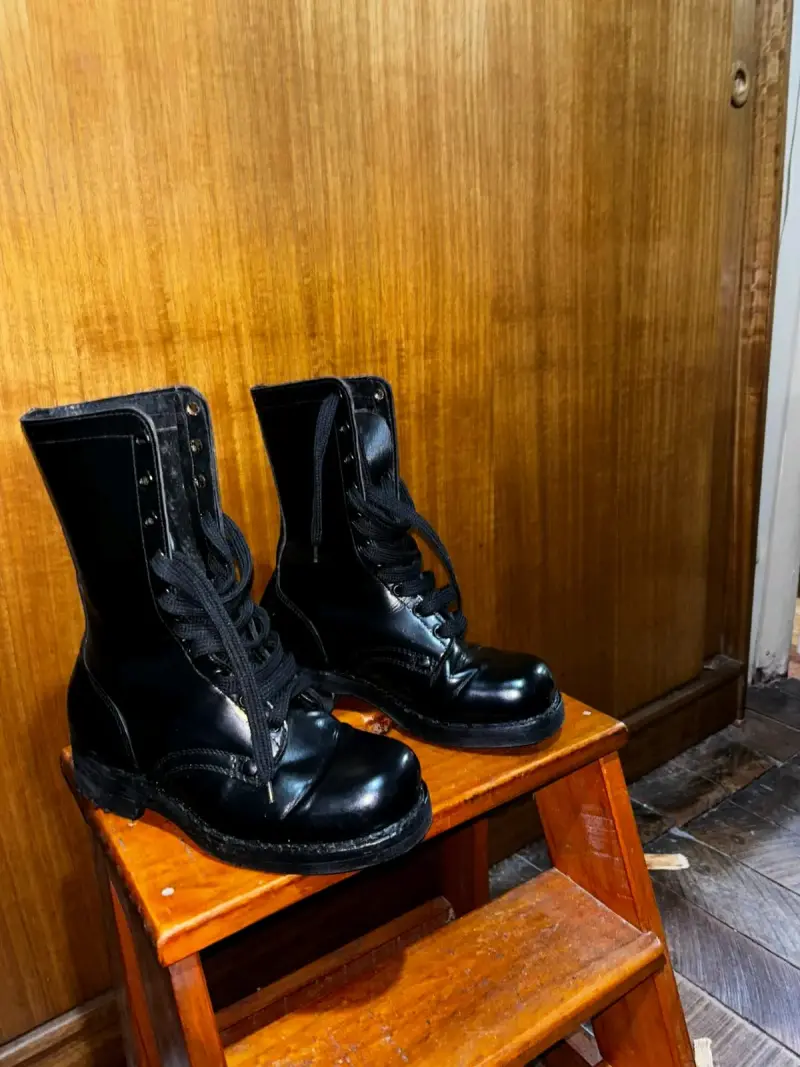 Botas de trabajo negras de cuero Lorenzi Work - 2