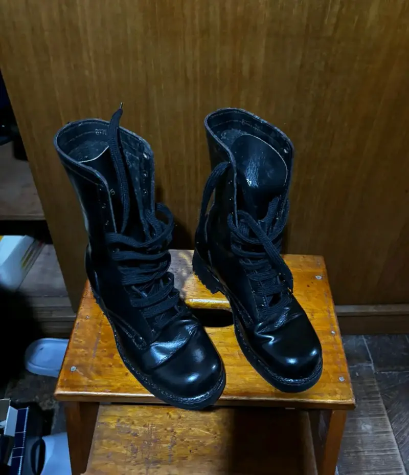 Botas de trabajo negras de cuero Lorenzi Work - 3