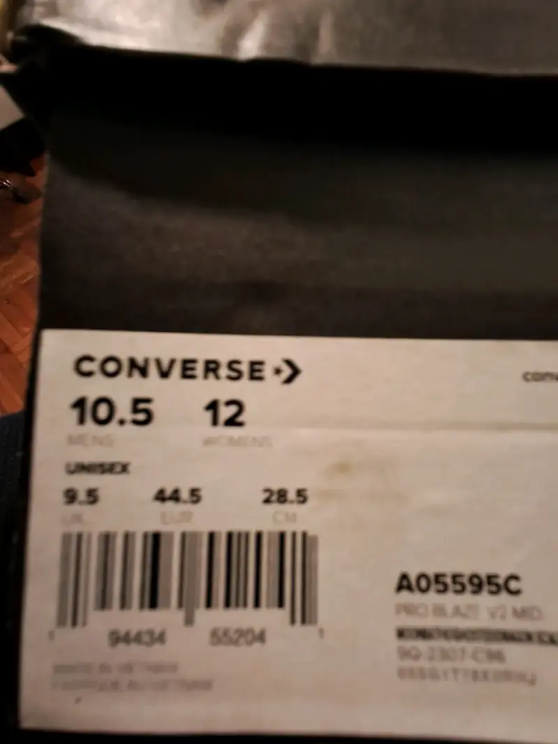 Zapatillas Converse Pro Blaze V2 Mid N° 44.5 - 6