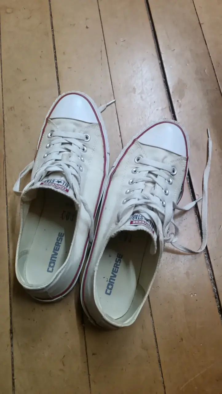 Zapatillas Converse All Star blancas usadas