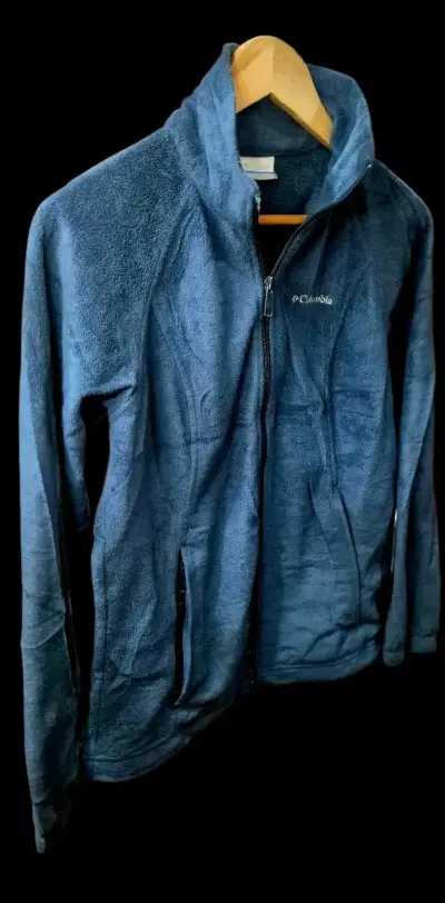 Chaqueta polar azul Columbia para mujer - miniatura 3