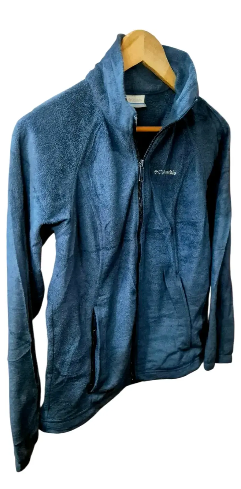 Chaqueta polar azul Columbia para mujer - 4