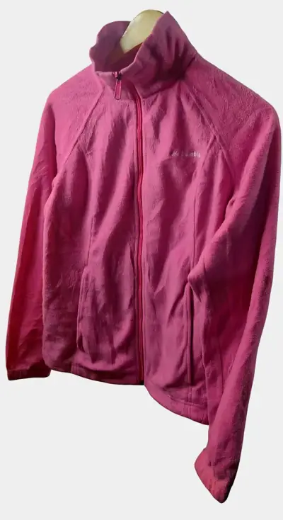 Chaqueta polar rosa Columbia para mujer - miniatura 1