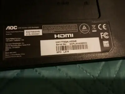 Monitor LED AOC 21.5 pulgadas con soporte - miniatura 3