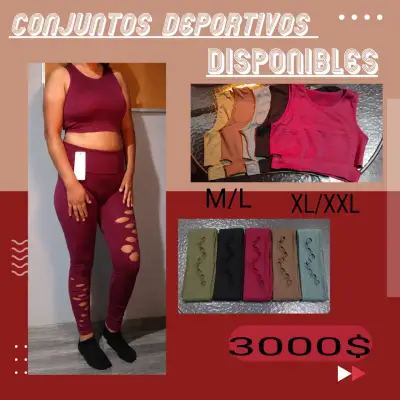 Conjunto deportivo mujer varios colores - miniatura 1