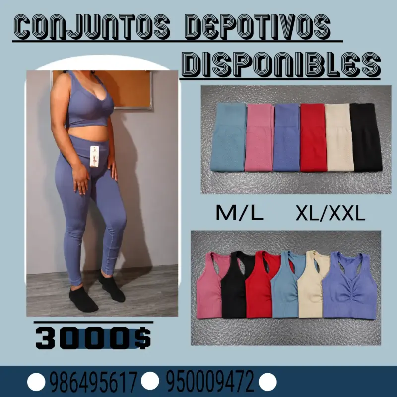 Conjunto deportivo mujer varios colores - 2