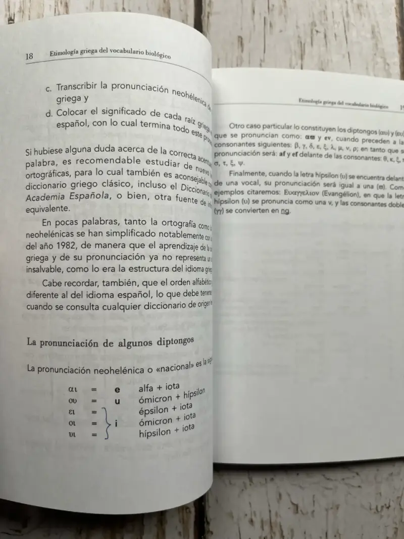 Etimología Griega del Vocabulario Biológico - 6