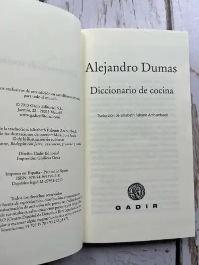 Diccionario de Cocina de Alejandro Dumas - miniatura 4
