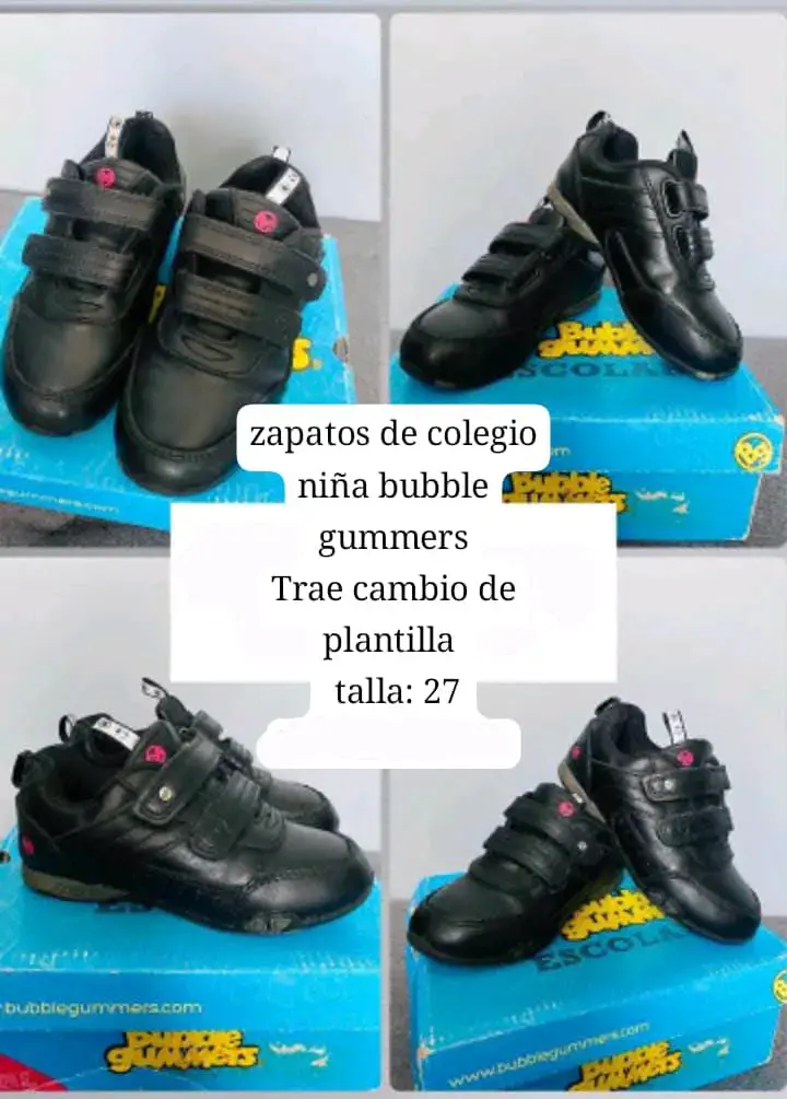 Zapatos escolares niña Bubble Gummers talla 27