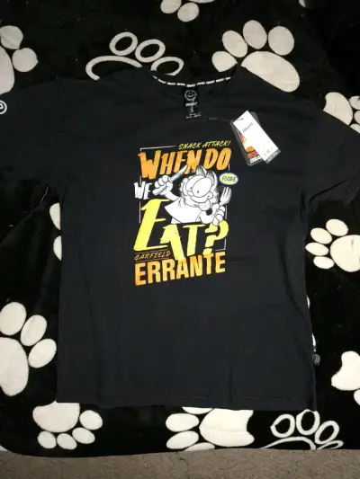 Polera negra Garfield Errante para hombre - miniatura 2
