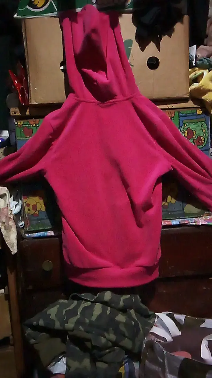 Polerón rosado con unicornio y capucha para niña - 4